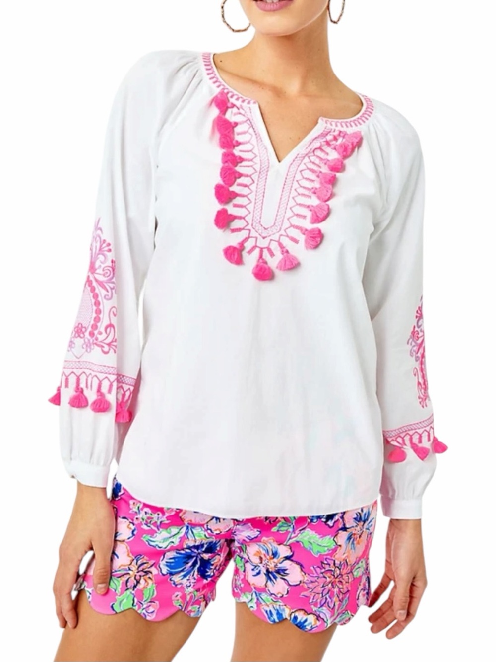 LILLY PULITZER Kaydence Tunic Top Size L